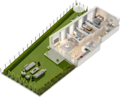 4 pokoje, mieszkanie 73,46 m², piętro 2, oferta nr WW/B5/33, Welocity Wiczlino, Gdynia, Chwarzno-Wiczlino, ul. Jana Kazimierza