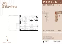 1 pokój, mieszkanie 34,06 m², parter, oferta nr B.0.18, Pękowicka, Kraków, Prądnik Biały, ul. Pękowicka