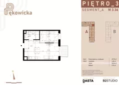 1 pokój, mieszkanie 34,06 m², piętro 3, oferta nr A.3.36, Pękowicka, Kraków, Prądnik Biały, ul. Pękowicka