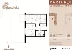 2 pokoje, mieszkanie 34,22 m², parter, oferta nr A.0.42, Pękowicka, Kraków, Prądnik Biały, ul. Pękowicka