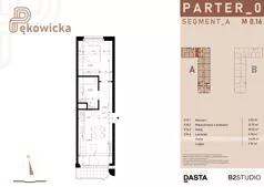 2 pokoje, mieszkanie 34,09 m², parter, oferta nr A.0.16, Pękowicka, Kraków, Prądnik Biały, ul. Pękowicka