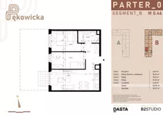 3 pokoje, mieszkanie 50,33 m², parter, oferta nr B.0.46, Pękowicka, Kraków, Prądnik Biały, ul. Pękowicka