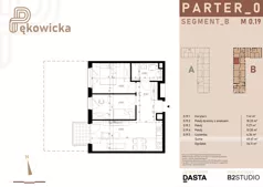 3 pokoje, mieszkanie 49,67 m², parter, oferta nr B.0.19, Pękowicka, Kraków, Prądnik Biały, ul. Pękowicka