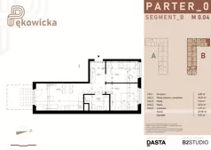 3 pokoje, mieszkanie 49,97 m², parter, oferta nr B.0.04, Pękowicka, Kraków, Prądnik Biały, ul. Pękowicka