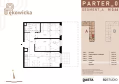 3 pokoje, mieszkanie 50,33 m², parter, oferta nr A.0.46, Pękowicka, Kraków, Prądnik Biały, ul. Pękowicka