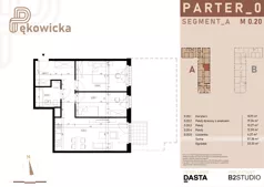 3 pokoje, mieszkanie 57,38 m², parter, oferta nr A.0.20, Pękowicka, Kraków, Prądnik Biały, ul. Pękowicka