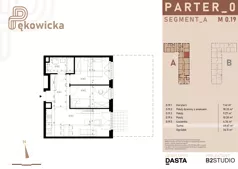 3 pokoje, mieszkanie 49,68 m², parter, oferta nr A.0.19, Pękowicka, Kraków, Prądnik Biały, ul. Pękowicka