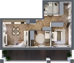 3 pokoje, mieszkanie 55,40 m², piętro 2, oferta nr A.M70, Paderewskiego 29, Katowice, Osiedle Paderewskiego-Muchowiec, Dolina Trzech Stawów, ul. Ignacego Paderewskiego 29