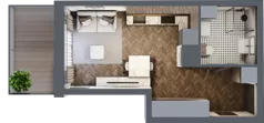 1 pokój, mieszkanie 25,58 m², piętro 6, oferta nr A.M90, Paderewskiego 29, Katowice, Osiedle Paderewskiego-Muchowiec, Dolina Trzech Stawów, ul. Ignacego Paderewskiego 29