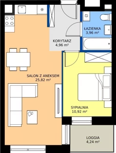 2 pokoje, mieszkanie 45,66 m², piętro 4, oferta nr A23, NOVA RADIOWA, Warszawa, Bemowo, Bemowo-Lotnisko, ul. Wrocławska róg Radiowej