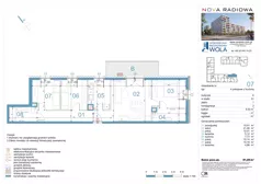4 pokoje, mieszkanie 81,66 m², piętro 1, oferta nr A07, NOVA RADIOWA, Warszawa, Bemowo, Bemowo-Lotnisko, ul. Wrocławska róg Radiowej