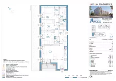 4 pokoje, mieszkanie 93,47 m², piętro 1, oferta nr A37, NOVA RADIOWA, Warszawa, Bemowo, Bemowo-Lotnisko, ul. Wrocławska róg Radiowej