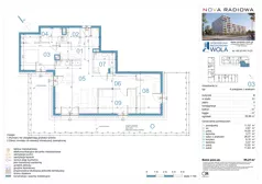 4 pokoje, mieszkanie 95,21 m², piętro 1, oferta nr B08, NOVA RADIOWA, Warszawa, Bemowo, Bemowo-Lotnisko, ul. Wrocławska róg Radiowej