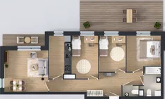 4 pokoje, mieszkanie 74,20 m², piętro 1, oferta nr R7.2, SIEDLCE, Rytla, Siedlce, ul. Aleksandra Rytla