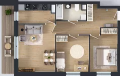 3 pokoje, mieszkanie 61,02 m², piętro 2, oferta nr R7.4, SIEDLCE, Rytla, Siedlce, ul. Aleksandra Rytla