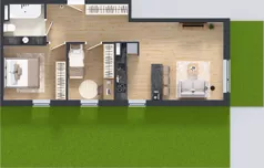 3 pokoje, mieszkanie 58,90 m², parter, oferta nr G7.07, Geometryczna 7, Warszawa, Białołęka, Grodzisk, ul. Geometryczna 7