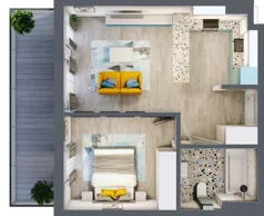 2 pokoje, mieszkanie 44,68 m², parter, oferta nr G5B.30, Geometryczna 5B, Warszawa, Białołęka, Grodzisk, ul. Geometryczna 5B