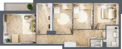 4 pokoje, mieszkanie 74,42 m², piętro 3, oferta nr R7.8, SIEDLCE, Rytla, Siedlce, ul. Aleksandra Rytla