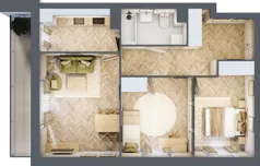 3 pokoje, mieszkanie 60,84 m², piętro 3, oferta nr R7.7, SIEDLCE, Rytla, Siedlce, ul. Aleksandra Rytla