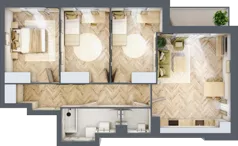4 pokoje, mieszkanie 72,15 m², piętro 1, oferta nr R9.8, SIEDLCE, Rytla, Siedlce, ul. Aleksandra Rytla