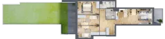 4 pokoje, mieszkanie 79,63 m², piętro 1, oferta nr B.01.M025, Złota Wilga, Warszawa, Praga Południe, Gocław, ul. Złotej Wilgi 2