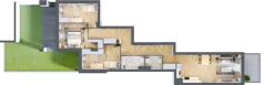 4 pokoje, mieszkanie 83,90 m², piętro 1, oferta nr C.01.M076, Złota Wilga, Warszawa, Praga Południe, Gocław, ul. Złotej Wilgi 2