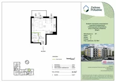 1 pokój, mieszkanie 32,18 m², piętro 4, oferta nr 67, Zielone Południe , Radom, Południe, ul. Boczna
