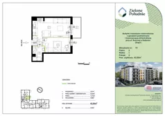 2 pokoje, mieszkanie 43,00 m², piętro 2, oferta nr 19, Zielone Południe , Radom, Południe, ul. Boczna