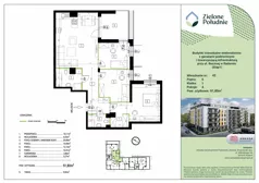 4 pokoje, mieszkanie 91,80 m², piętro 5, oferta nr 42, Zielone Południe , Radom, Południe, ul. Boczna