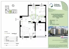 4 pokoje, mieszkanie 93,32 m², piętro 5, oferta nr 43, Zielone Południe , Radom, Południe, ul. Boczna