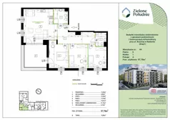 4 pokoje, mieszkanie 97,79 m², piętro 5, oferta nr 44, Zielone Południe , Radom, Południe, ul. Boczna