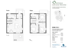 Dom i rezydencja 83,91 m², oferta nr E9.1, Rezydencja Ustronie Morskie - domy szeregowe z ogrodem i basenem, Ustronie Morskie, ul. Zachodnia