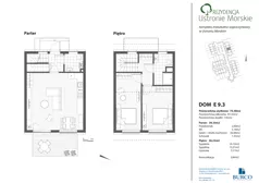 Dom 75,58 m², oferta nr E9.3, Rezydencja Ustronie Morskie - domy szeregowe z ogrodem i basenem, Ustronie Morskie, ul. Zachodnia