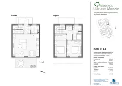 Dom i rezydencja 64,47 m², oferta nr E9.4, Rezydencja Ustronie Morskie - domy szeregowe z ogrodem i basenem, Ustronie Morskie, ul. Zachodnia