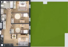 4 pokoje, mieszkanie 70,06 m², parter, oferta nr B.0.3, Jabłonova Bud. B, Piaseczno, ul. Jabłoniowa