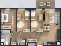 4 pokoje, mieszkanie 70,85 m², piętro 2, oferta nr B.2.53, Jabłonova Bud. B, Piaseczno, ul. Jabłoniowa