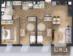 4 pokoje, mieszkanie 70,18 m², piętro 4, oferta nr B.4.119, Jabłonova Bud. B, Piaseczno, ul. Jabłoniowa