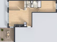 3 pokoje, mieszkanie 62,94 m², piętro 1, oferta nr A.K2.41, Porto Żerań, Warszawa, Białołęka, Żerań, ul. Myśliborska
