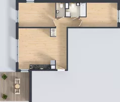 3 pokoje, mieszkanie 70,59 m², piętro 1, oferta nr A.K3.65, Porto Żerań, Warszawa, Białołęka, Żerań, ul. Myśliborska