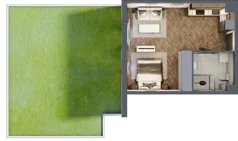 1 pokój, mieszkanie 35,73 m², parter, oferta nr A.0.7, Jabłonova, Piaseczno, ul. Jabłoniowa