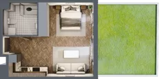 1 pokój, mieszkanie 35,85 m², parter, oferta nr B.0.7, Jabłonova Bud. B, Piaseczno, ul. Jabłoniowa