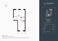 1 pokój, mieszkanie 54,13 m², piętro 2, oferta nr B.201, Rezydencja Śródmiejska, Łódź, Śródmieście, Śródmieście-Wschód, ul. Pomorska 28