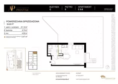 1 pokój, mieszkanie 30,85 m², parter, oferta nr C.0.6, Apartamenty Prestige, Łódź, Śródmieście, Śródmieście-Wschód, ul. Pomorska 45/47