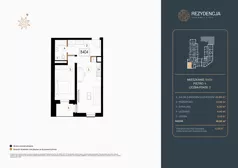 2 pokoje, mieszkanie 48,82 m², piętro 4, oferta nr B.404, Rezydencja Śródmiejska, Łódź, Śródmieście, Śródmieście-Wschód, ul. Pomorska 28