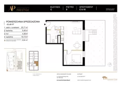 2 pokoje, mieszkanie 43,48 m², parter, oferta nr C.0.10, Apartamenty Prestige, Łódź, Śródmieście, Śródmieście-Wschód, ul. Pomorska 45/47