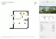 2 pokoje, mieszkanie 47,13 m², piętro 3, oferta nr S2.3.09, Ogrody Julianów, Łódź, Bałuty, Julianów, ul. Zgierska 188