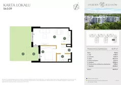 2 pokoje, mieszkanie 46,99 m², parter, oferta nr S6.0.09, Ogrody Julianów, Łódź, Bałuty, Julianów, ul. Zgierska 188