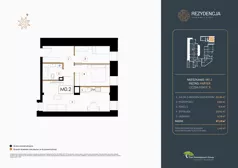 3 pokoje, mieszkanie 57,12 m², parter, oferta nr M.0.2, Rezydencja Śródmiejska, Łódź, Śródmieście, Śródmieście-Wschód, ul. Pomorska 28