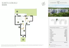 3 pokoje, mieszkanie 69,70 m², parter, oferta nr S3.0.01, Ogrody Julianów, Łódź, Bałuty, Julianów, ul. Zgierska 188