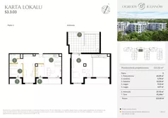 3 pokoje, mieszkanie 121,02 m², piętro 3, oferta nr S3.3.03, Ogrody Julianów, Łódź, Bałuty, Julianów, ul. Zgierska 188
